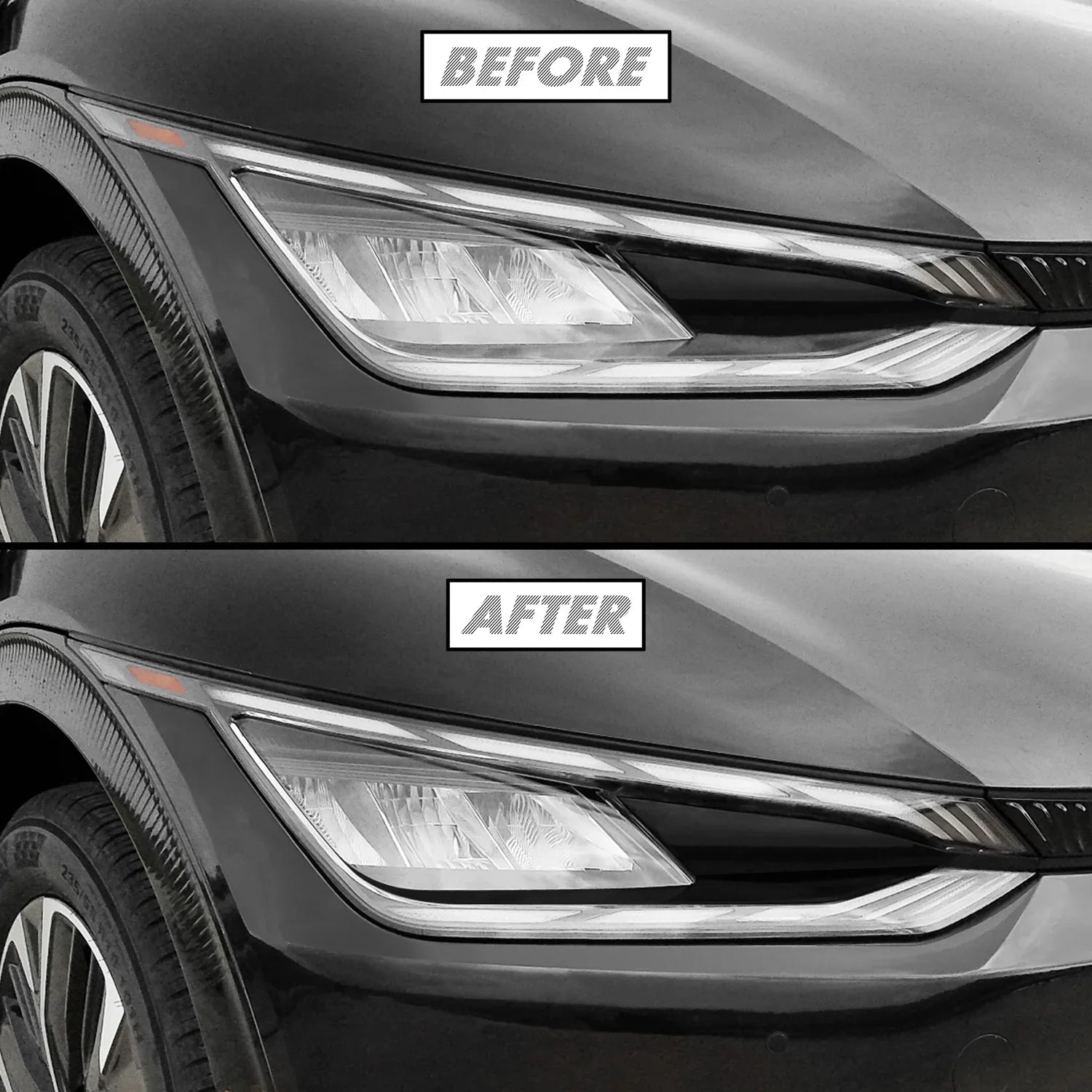 2022-2023 Kia EV6 | Headlight Accent PreCut Vinyl Overlays