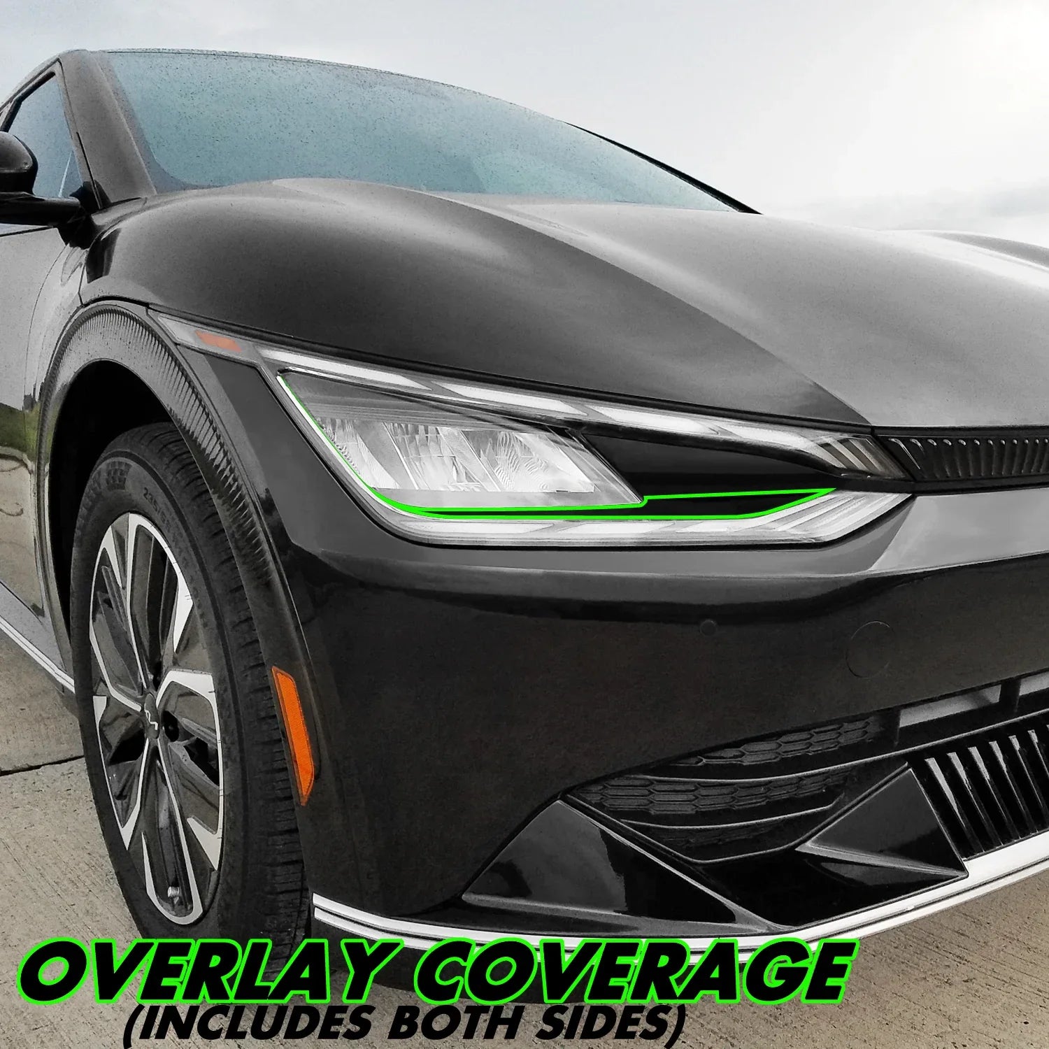 2022-2023 Kia EV6 | Headlight Accent PreCut Vinyl Overlays
