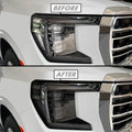 2021-2023 GMC Yukon | Headlight Cutout PreCut Tint Overlays