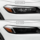2022-2023 Honda Civic | Headlight Cutout PreCut Tint Overlays