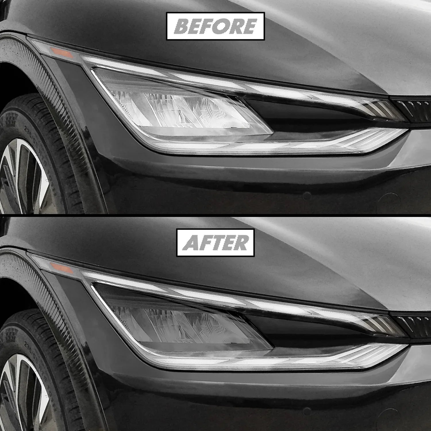 2022-2023 Kia EV6 | Headlight Cutout PreCut Tint Overlays