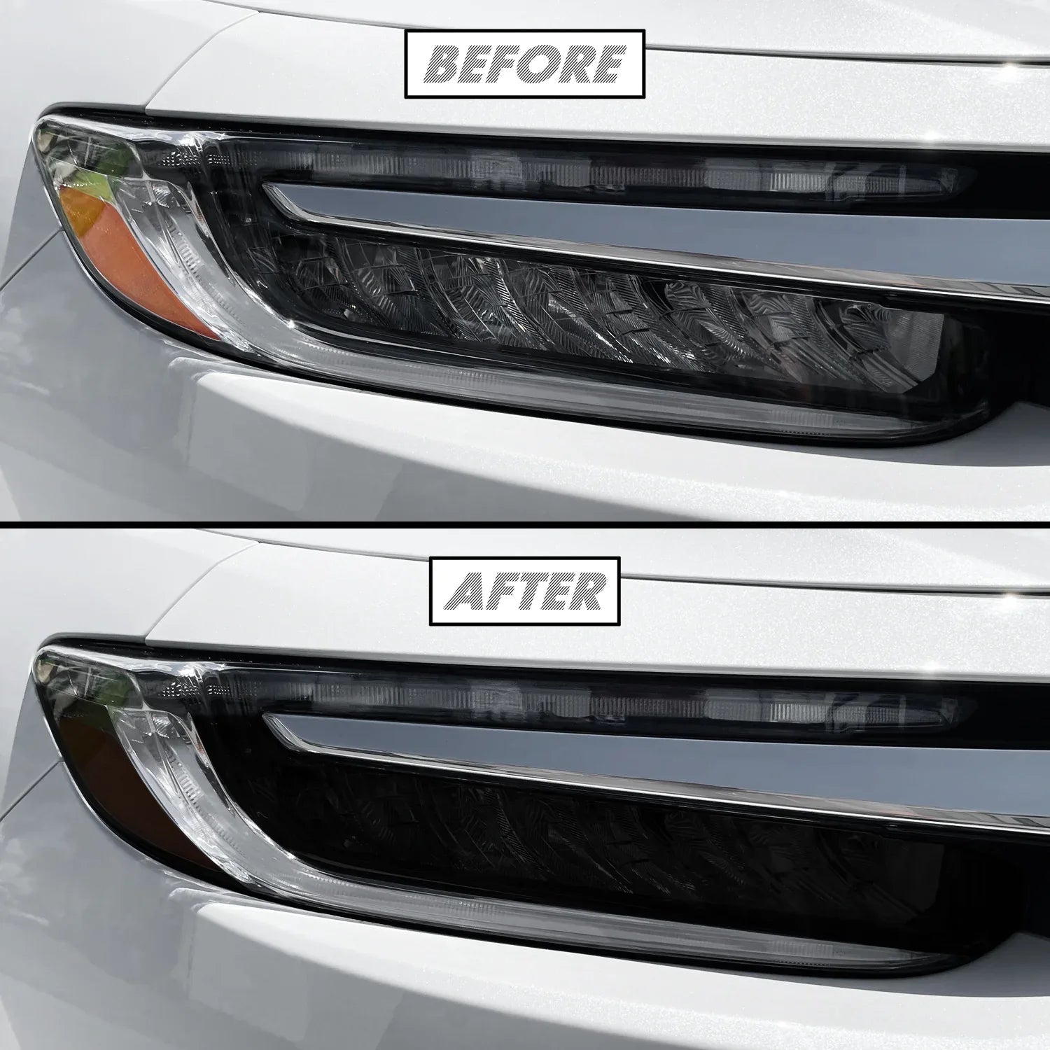 2019-2022 Honda Insight | Headlight Cutout & Side Marker PreCut Tint Overlays