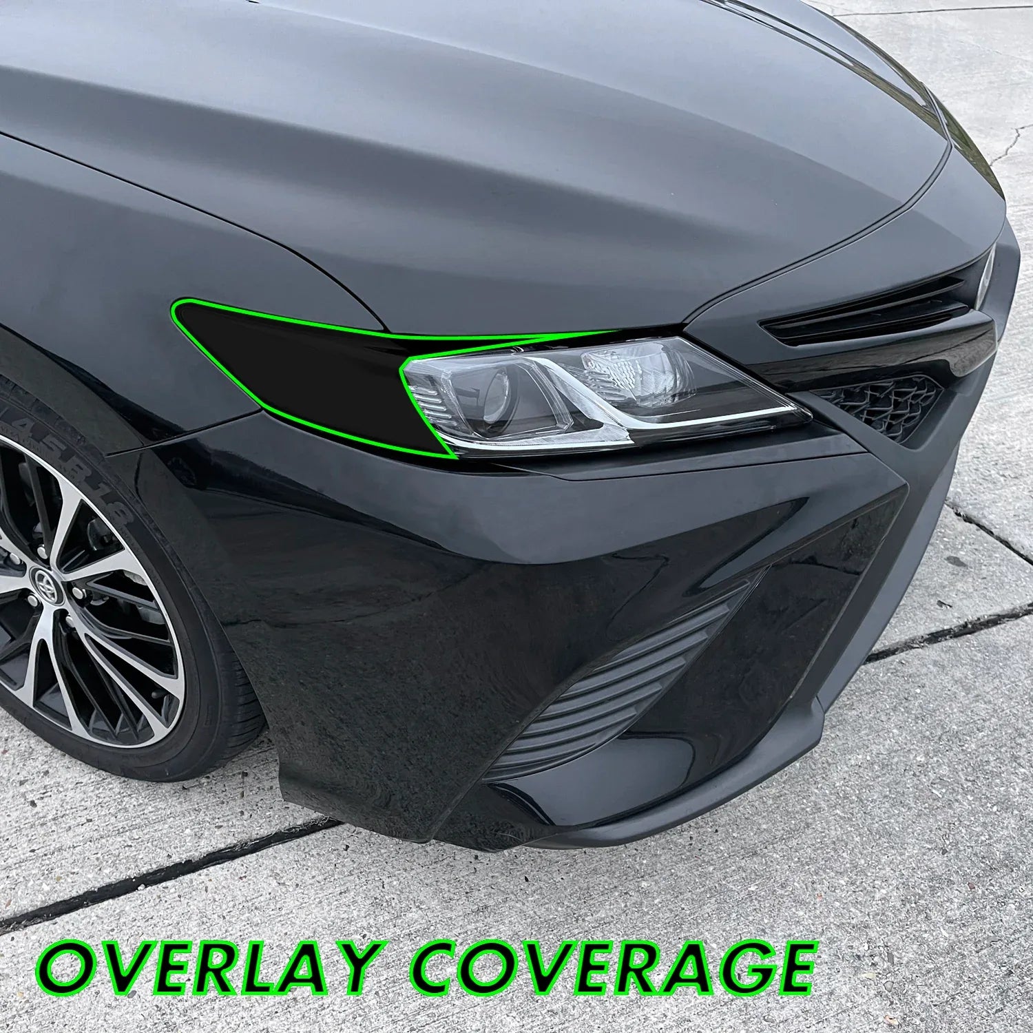 2018-2022 Toyota Camry | Headlight Cutout PreCut Tint Overlays