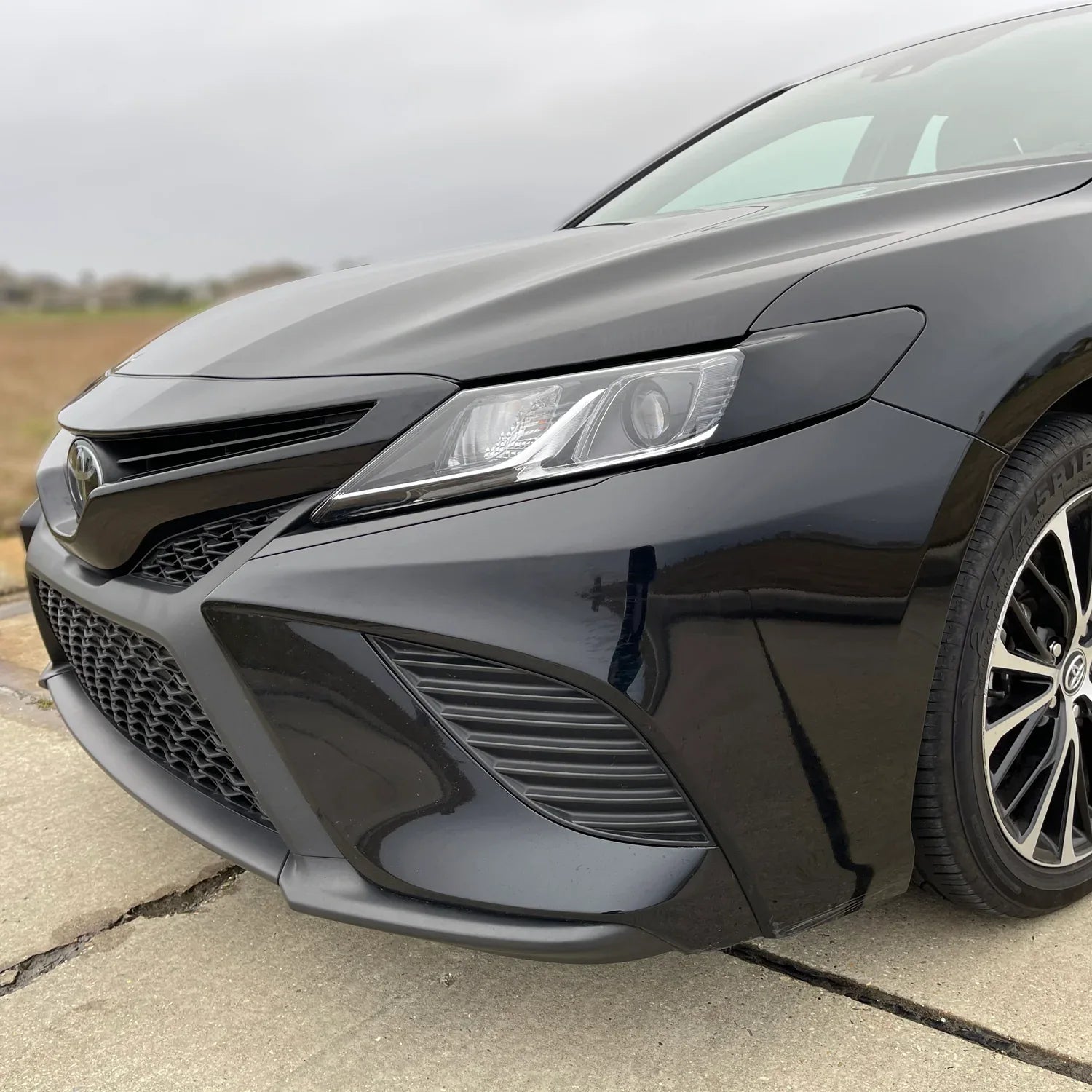 2018-2022 Toyota Camry | Headlight Cutout PreCut Tint Overlays