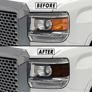 2014-2015 GMC Sierra 1500 | Headlight Side Marker PreCut Tint Overlays