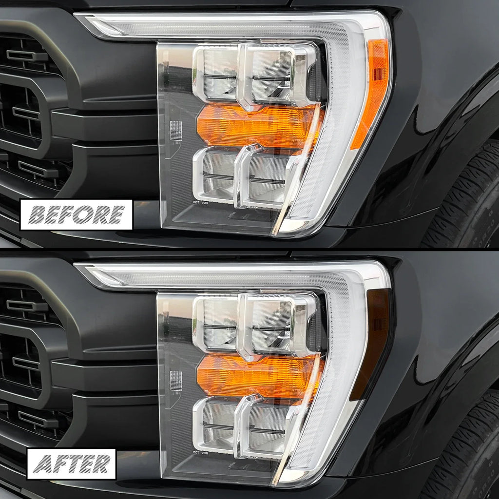 2021-2023 Ford F150 | Headlight Side Marker PreCut Tint Overlays