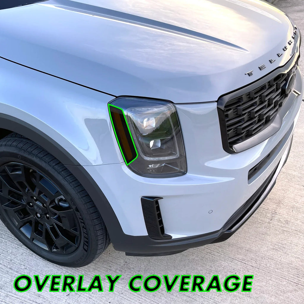 2020-2022 Kia Telluride | Headlight Side Marker PreCut Vinyl Overlays