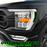 2021-2023 Ford F150 | Headlight Side Marker PreCut Tint Overlays