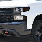 2019-2021 Chevrolet Silverado 1500 Custom Model | Headlight Side Marker PreCut Tint Overlays