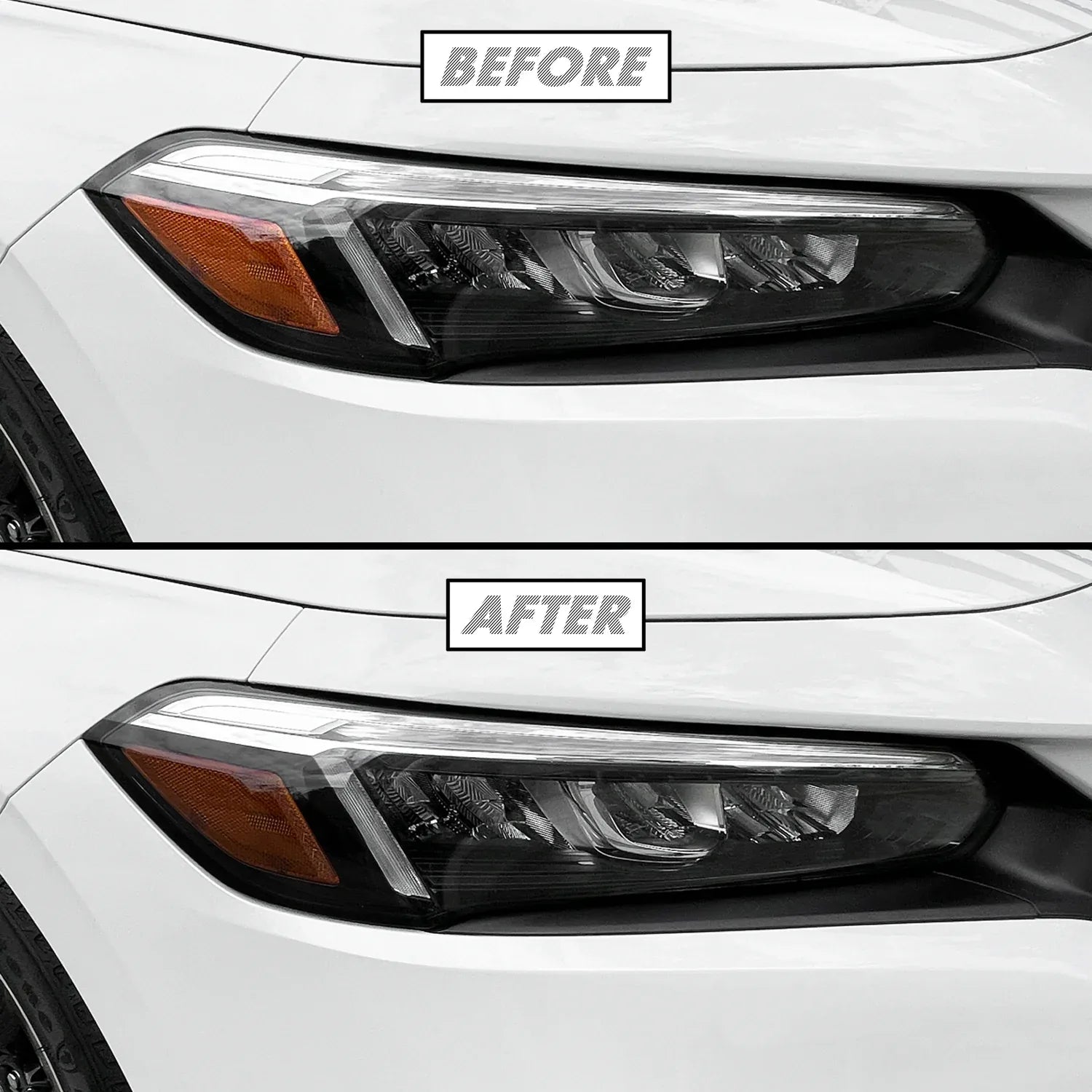 2022-2026 Honda Civic | Headlight Side Marker PreCut Tint Overlays