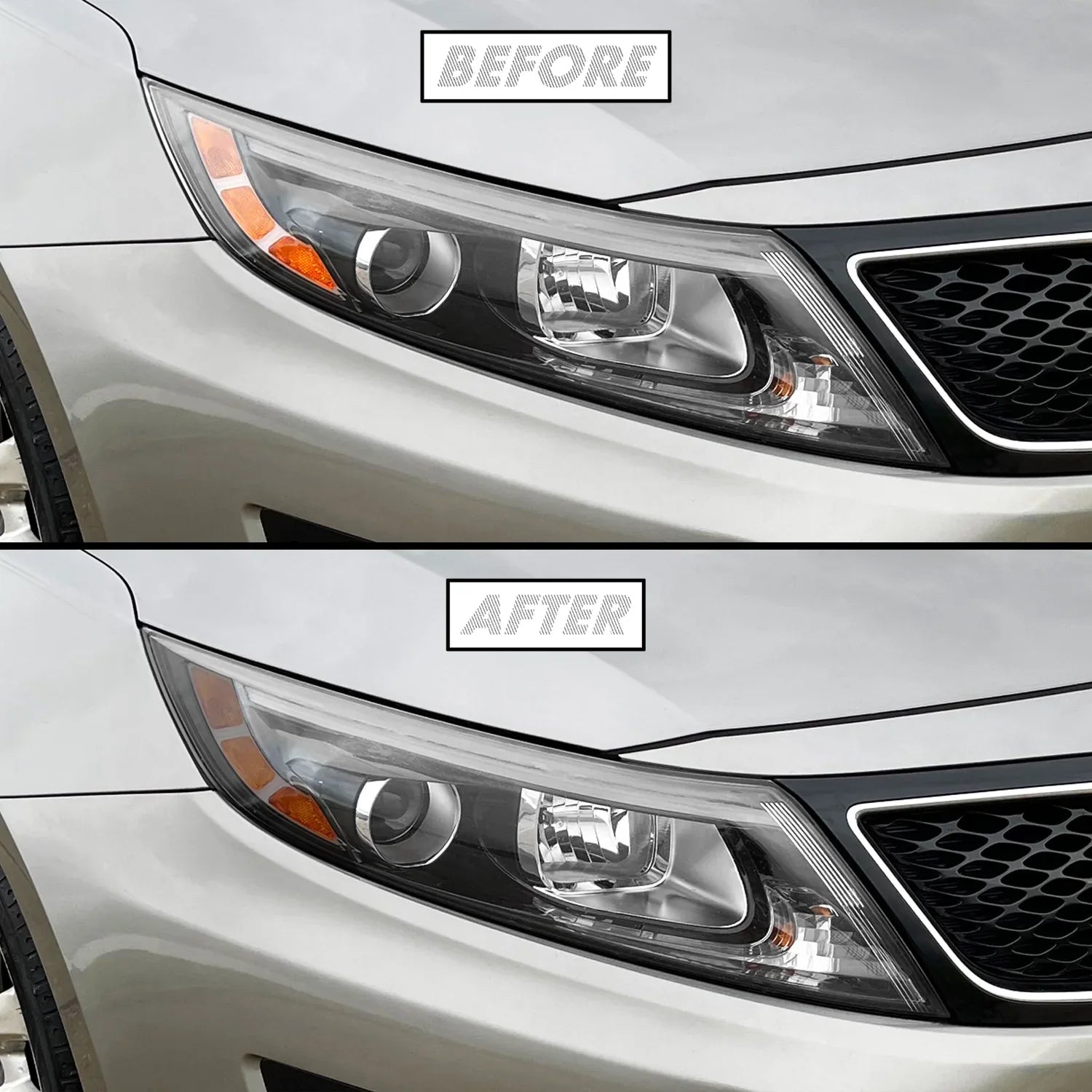 2014-2015 Kia Optima | Headlight Side Marker PreCut Tint Overlays