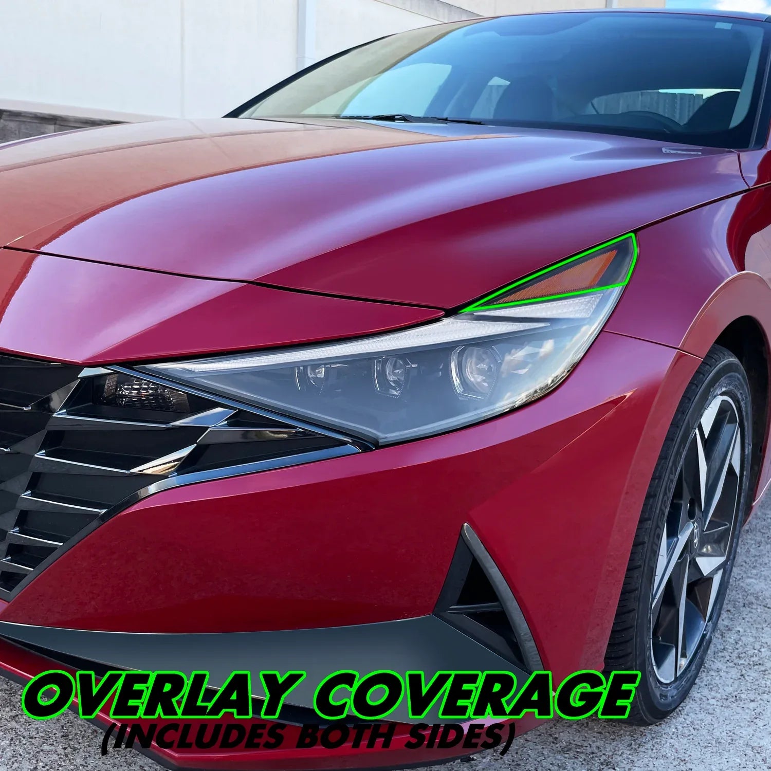 2021-2023 Hyundai Elantra | Headlight Side Marker PreCut Tint Overlays