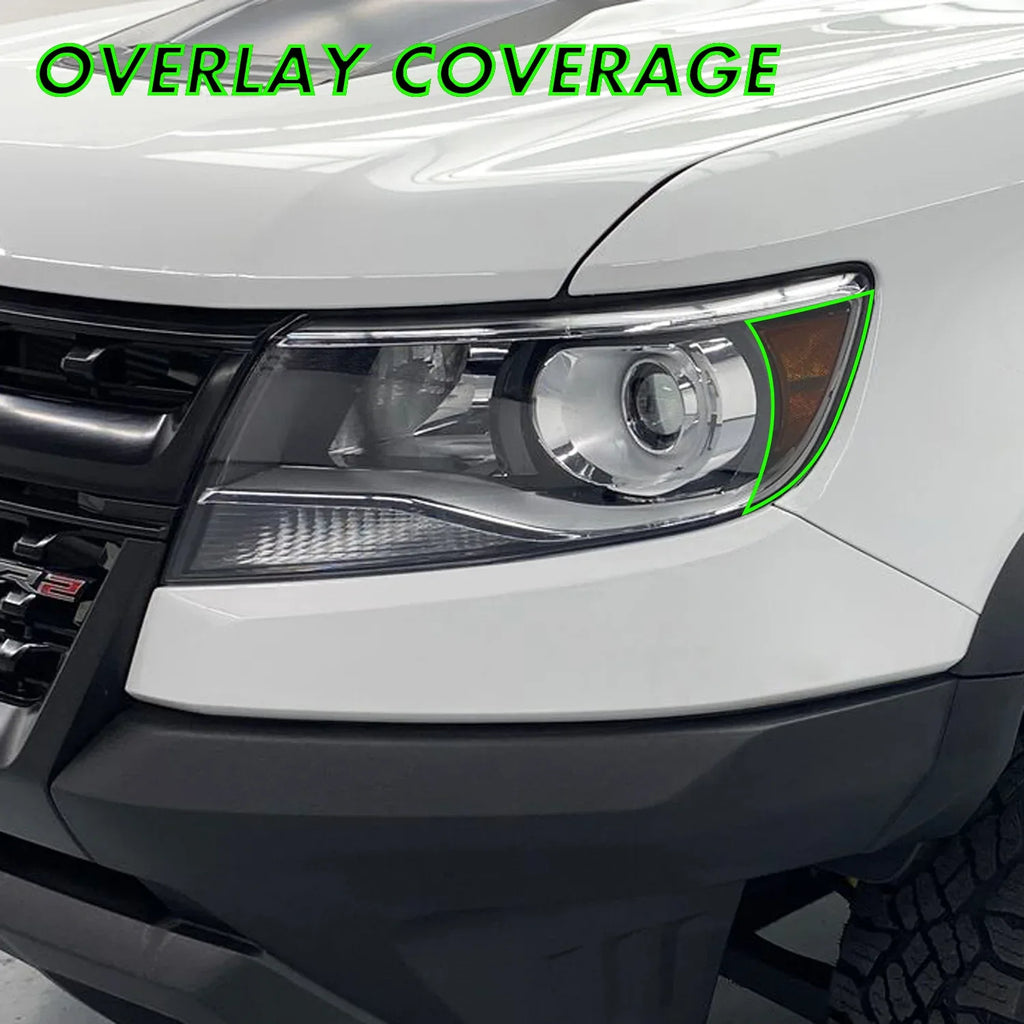 2015-2022 Chevrolet Colorado | Headlight Side Marker PreCut Tint Overlays