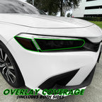2022-2026 Honda Civic | Headlight Cutout & Side Marker PreCut Tint Overlays