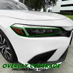 2022-2026 Honda Civic | Headlight Cutout & Side Marker PreCut Tint Overlays