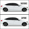 2022-2026 Honda Civic Sedan | Window Trim Chrome Delete PreCut Vinyl Wrap