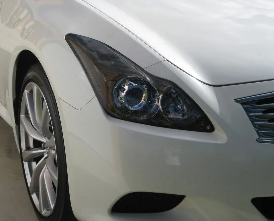 2008-2013 Infiniti G37 Coupe | Headlight PreCut Tint Overlays