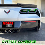 2014-2019 Chevrolet Corvette C7 | Tail Light Inner Blackout PreCut Tint Overlays