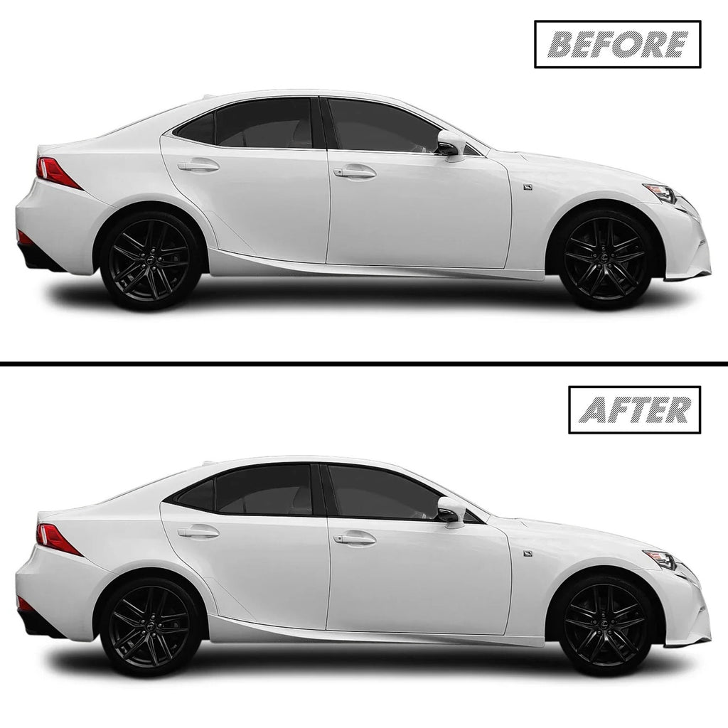 2014-2020 Lexus IS | Window Trim Chrome Delete PreCut Vinyl Wrap