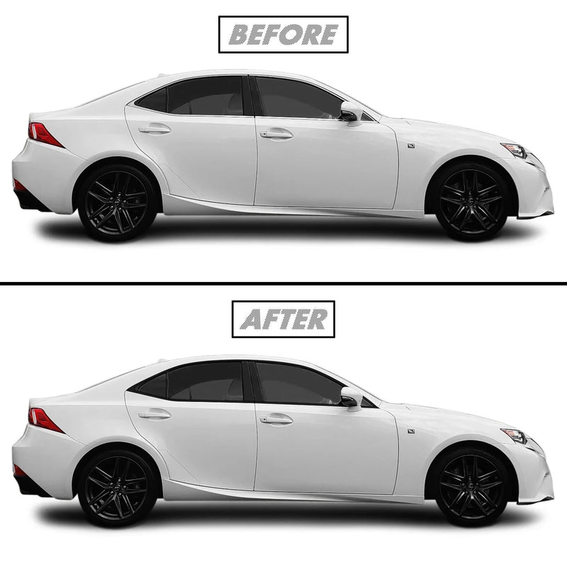 2014-2020 Lexus IS | Window Trim Chrome Delete PreCut Vinyl Wrap
