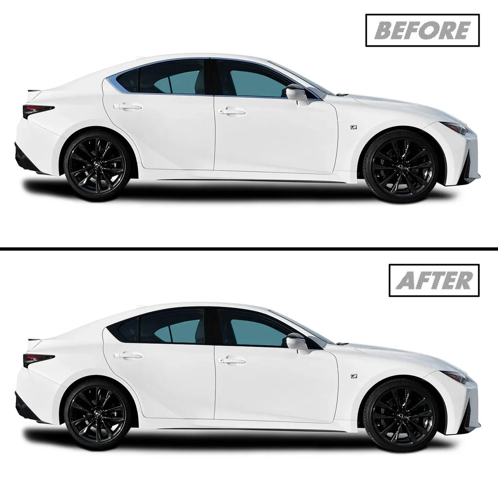 2021-2026 Lexus IS | Window Trim Chrome Delete PreCut Vinyl Wrap