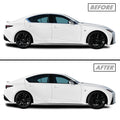 2021-2026 Lexus IS | Window Trim Chrome Delete PreCut Vinyl Wrap