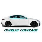 2021-2026 Lexus IS | Window Trim Chrome Delete PreCut Vinyl Wrap