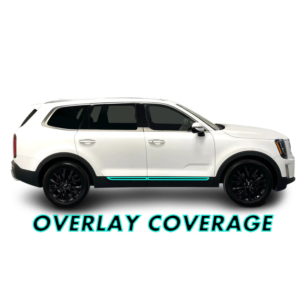 2020-2025 Kia Telluride | Door Molding Trim Chrome Delete PreCut Vinyl Wrap