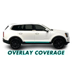 2020-2025 Kia Telluride | Door Molding Trim Chrome Delete PreCut Vinyl Wrap
