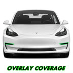2017-2023 Tesla Model 3 | Fog Light PreCut Tint Overlays