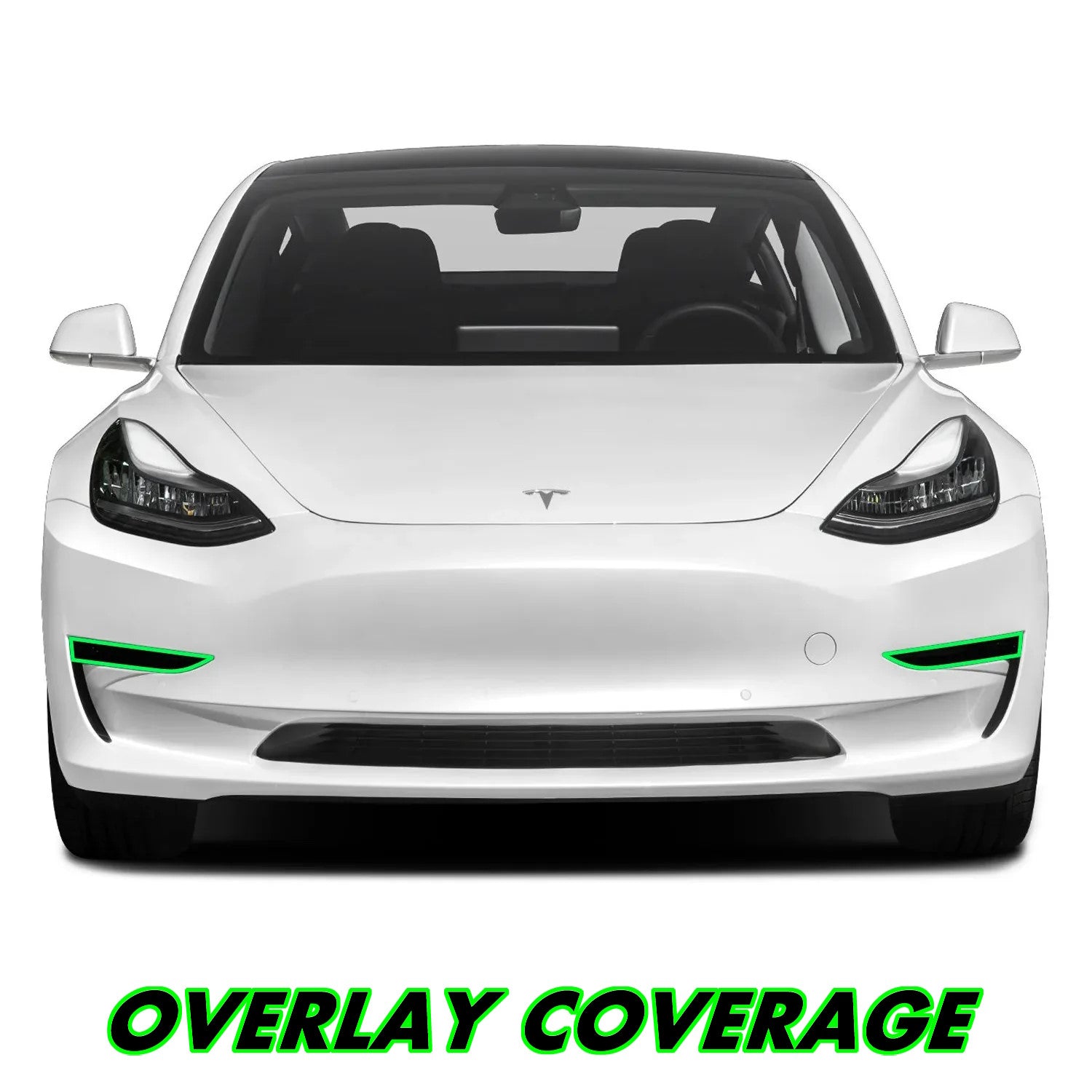 2017-2023 Tesla Model 3 | Fog Light PreCut Tint Overlays