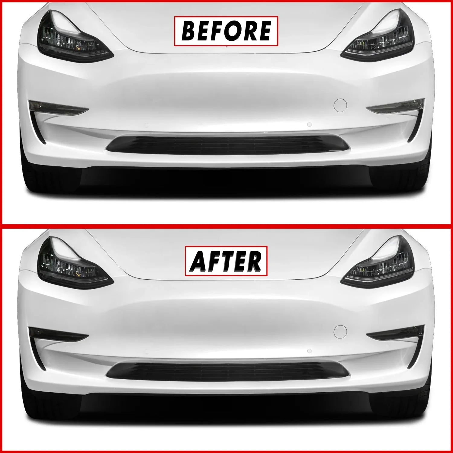 2017-2023 Tesla Model 3 | Fog Light PreCut Tint Overlays