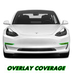 2017-2023 Tesla Model 3 | Fog Light PreCut Tint Overlays