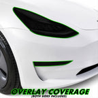 2017-2023 Tesla Model 3 | Headlight PreCut Tint Overlays