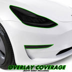 2017-2023 Tesla Model 3 | Headlight PreCut Tint Overlays