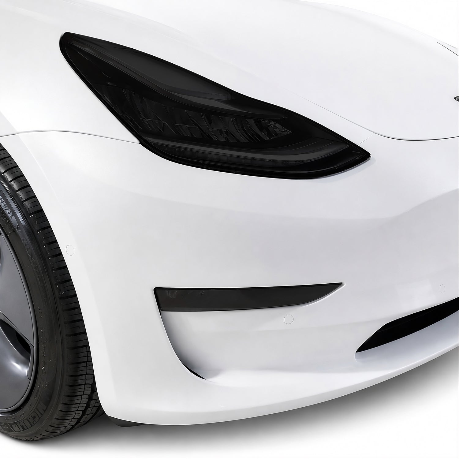 2017-2023 Tesla Model 3 | Headlight PreCut Tint Overlays
