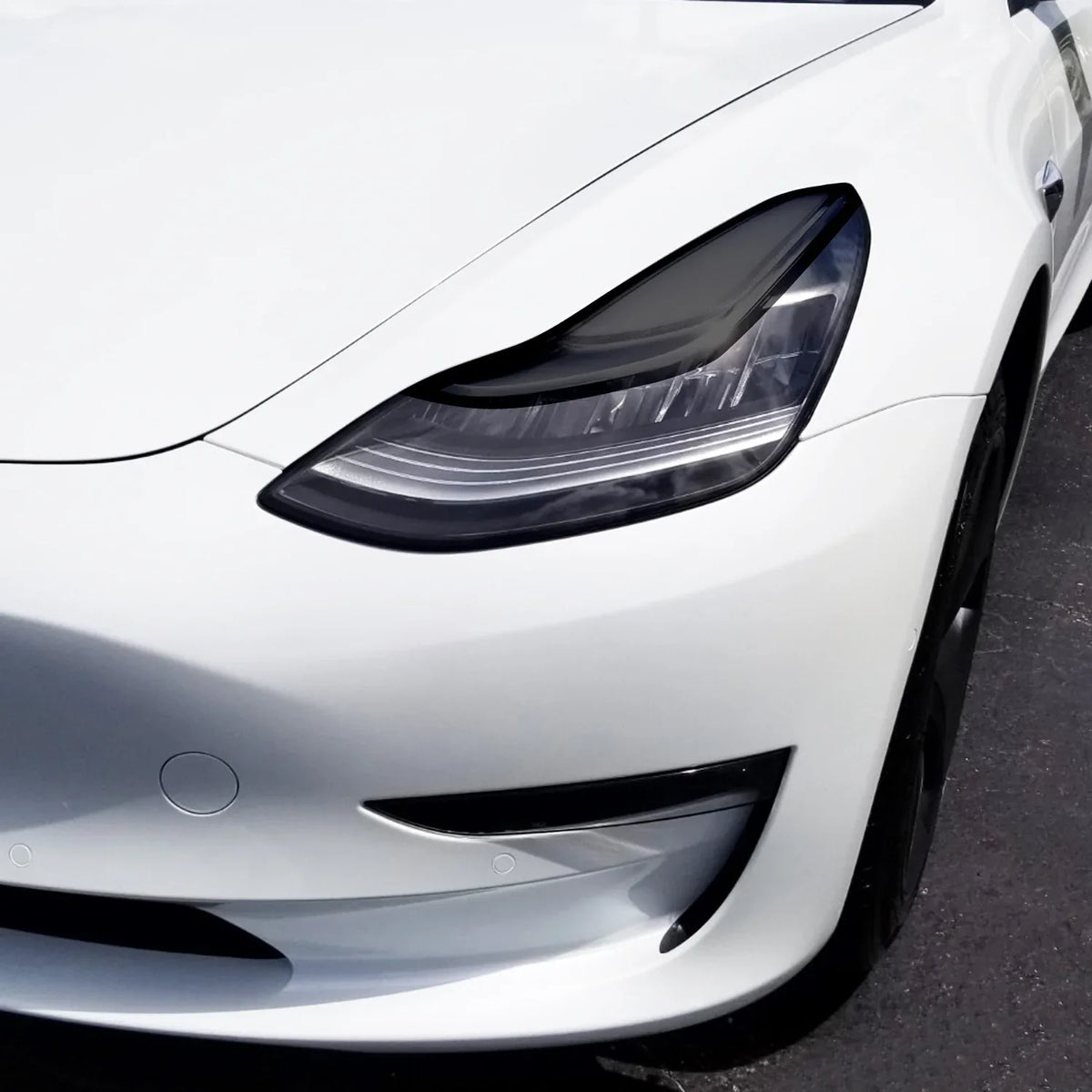 2020-2025 Tesla Model Y | Headlight Eyelid PreCut Tint Overlays