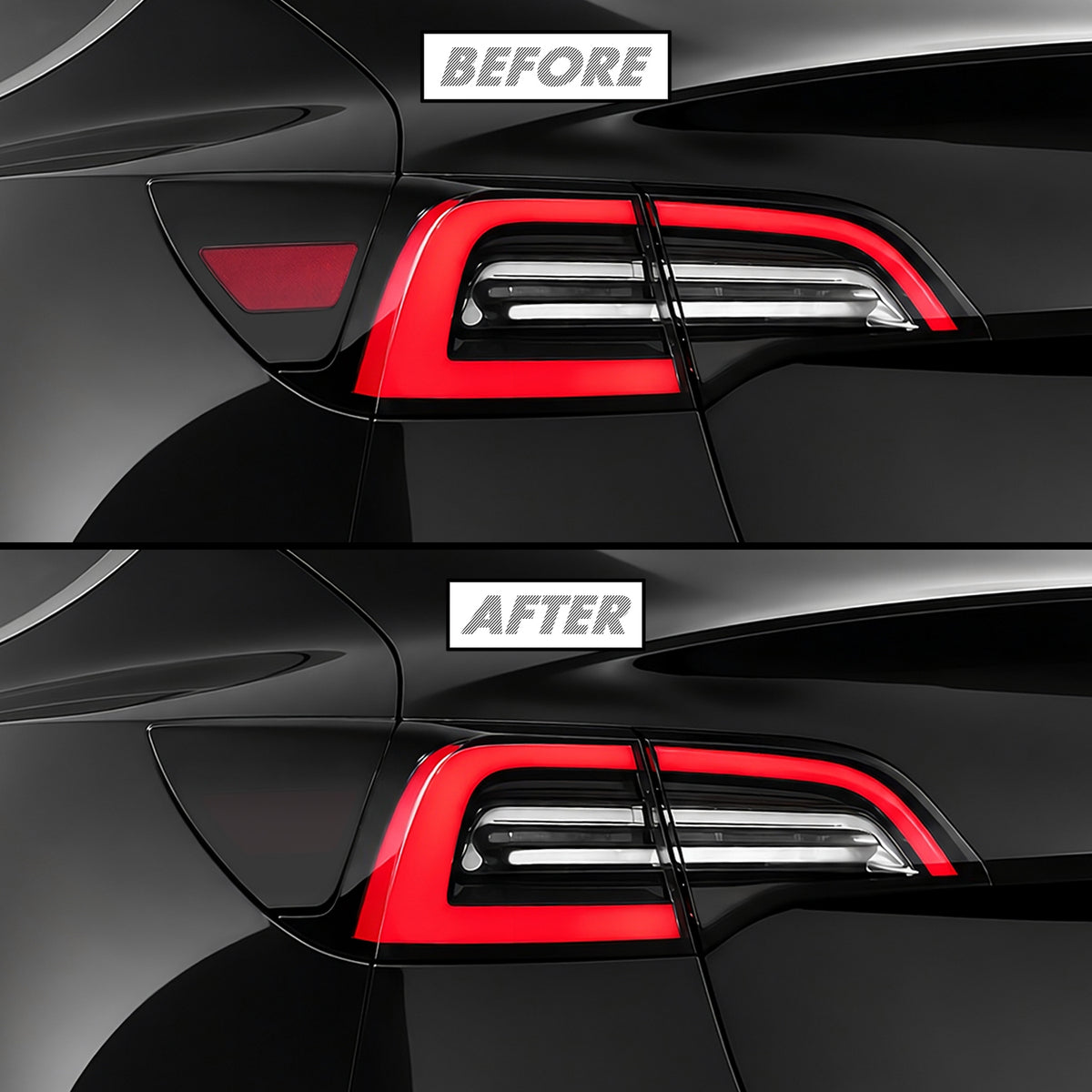 2020-2025 Tesla Model Y | Tail Light Side Marker PreCut Tint Overlays