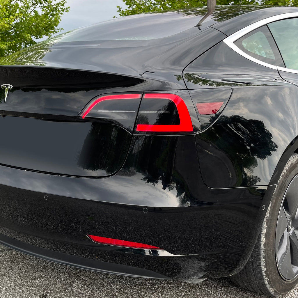 2017-2023 Tesla Model 3 | Turn Signal & Reverse Light Cutout PreCut Tint Overlays