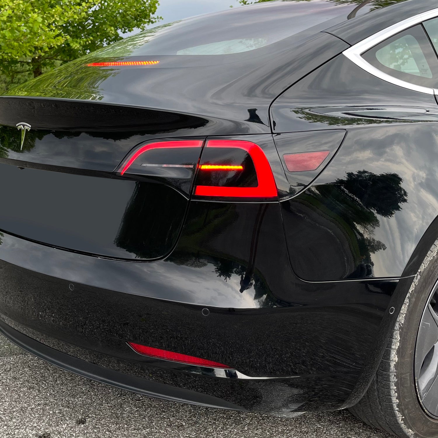 2017-2023 Tesla Model 3 | Turn Signal & Reverse Light Cutout PreCut Tint Overlays