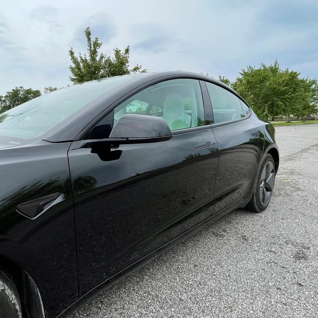 2017-2023 Tesla Model 3 | Window Trim Chrome Delete PreCut Vinyl Wrap