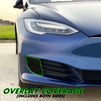 2012-2021 Tesla Model S | Fog Light PreCut Tint Overlays