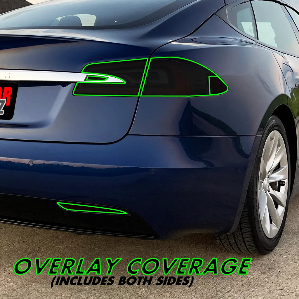 2012-2021 Tesla Model S | Tail Light PreCut Tint Overlays