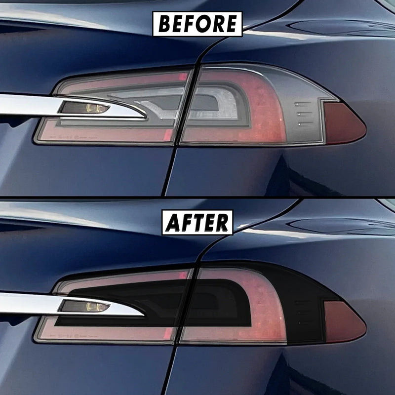 2012-2021 Tesla Model S | Tail Light Cutout PreCut Tint Overlays