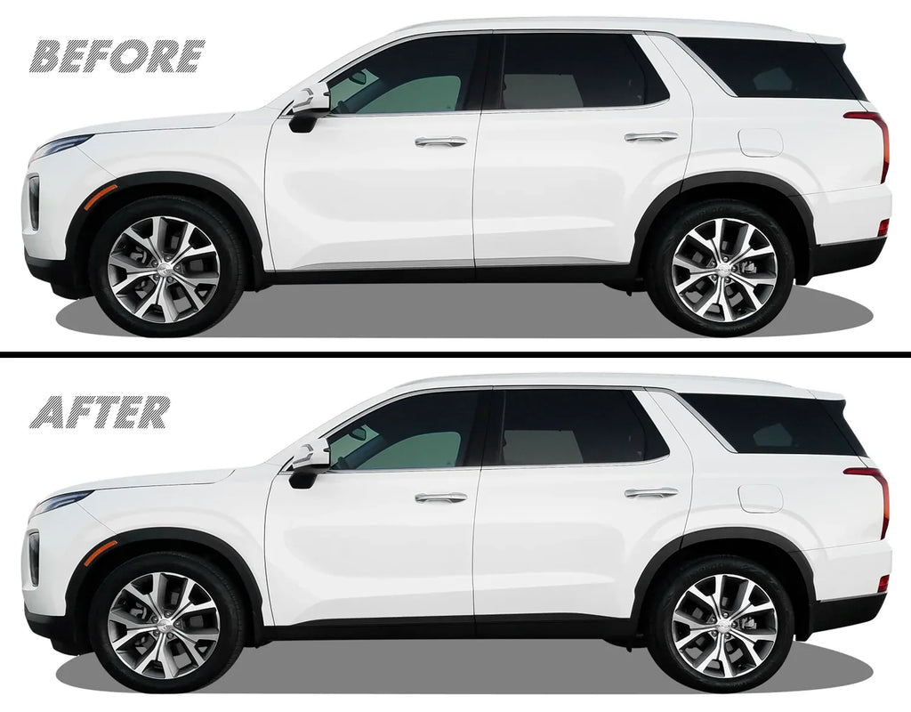2020-2022 Hyundai Palisade | Door Molding Trim Chrome Delete PreCut Vinyl Wrap