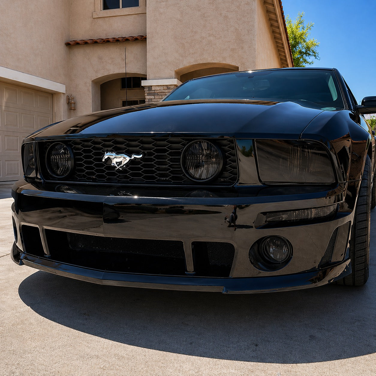 2005-2009 Ford Mustang | Headlight PreCut Tint Overlays