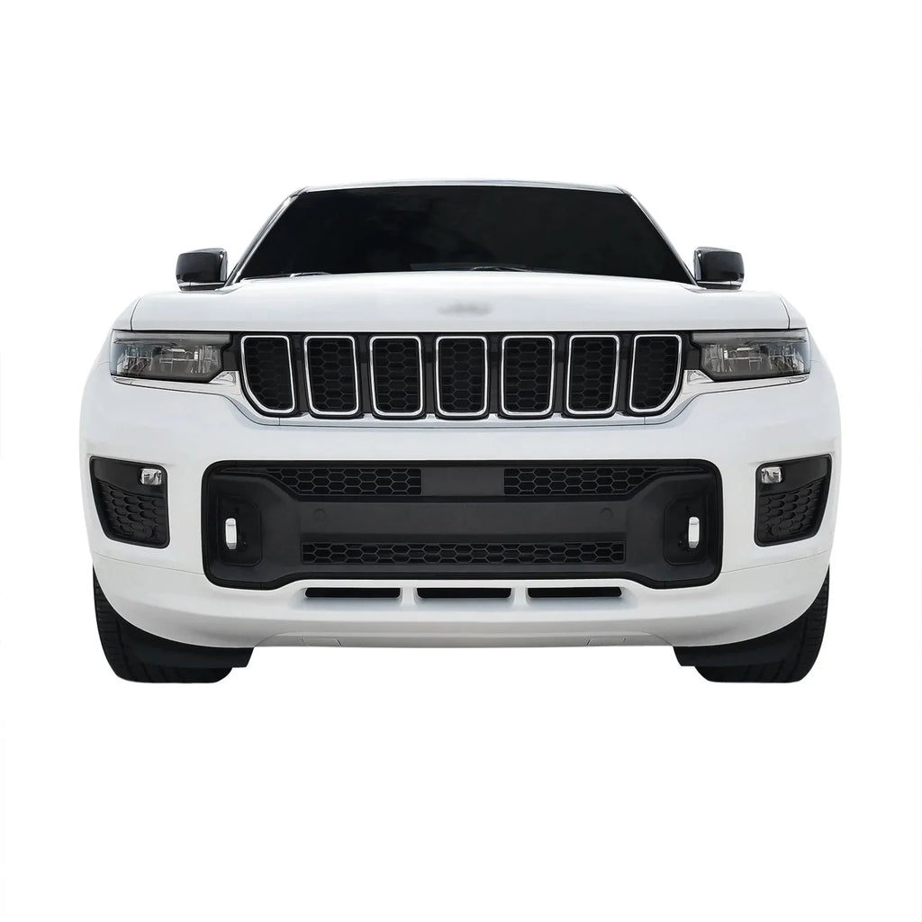 2022-2025 Jeep Grand Cherokee | Lower Grill Trim Chrome Delete PreCut Vinyl Wrap