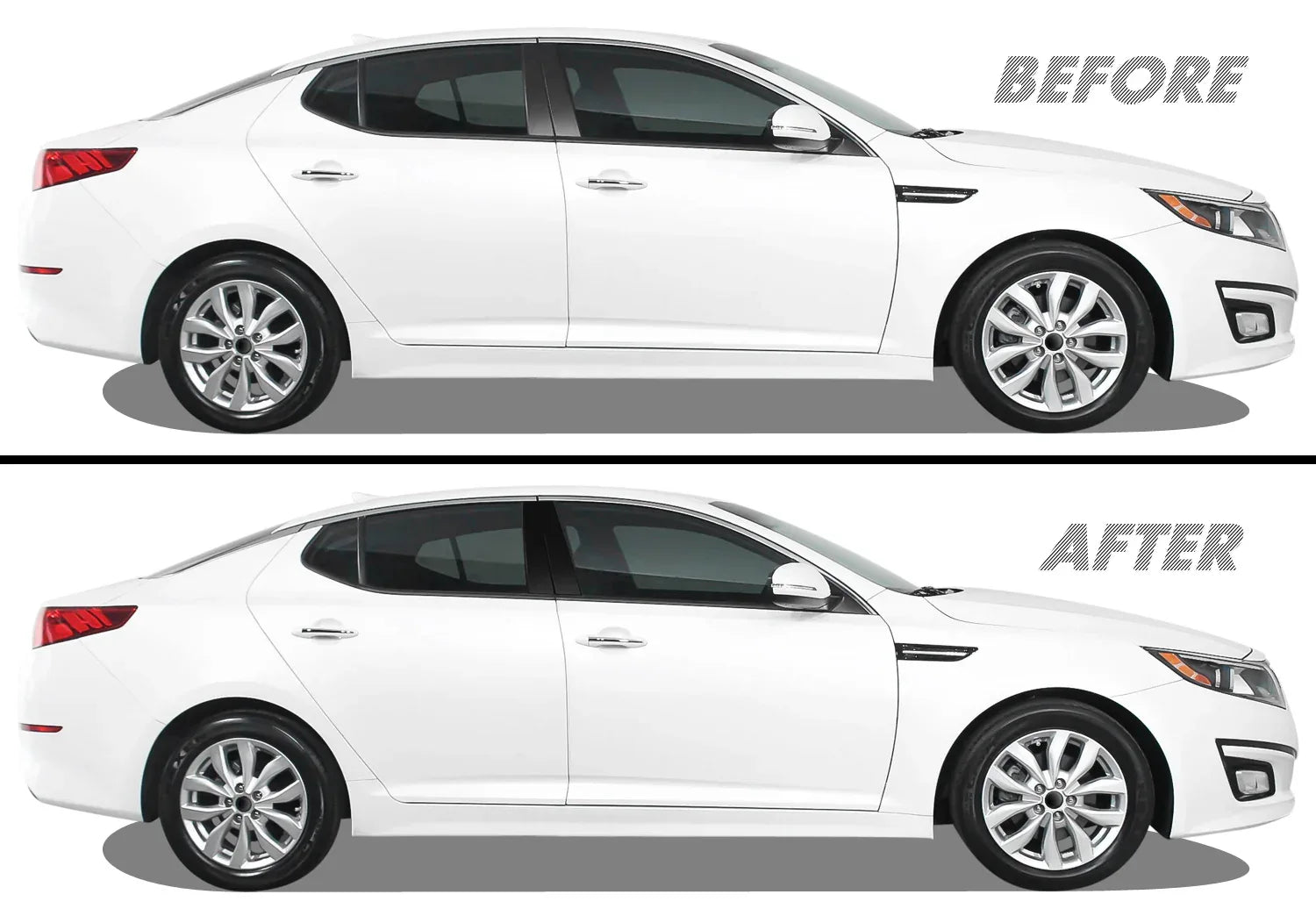 2014-2015 Kia Optima | Door Pillars PreCut Vinyl Wrap