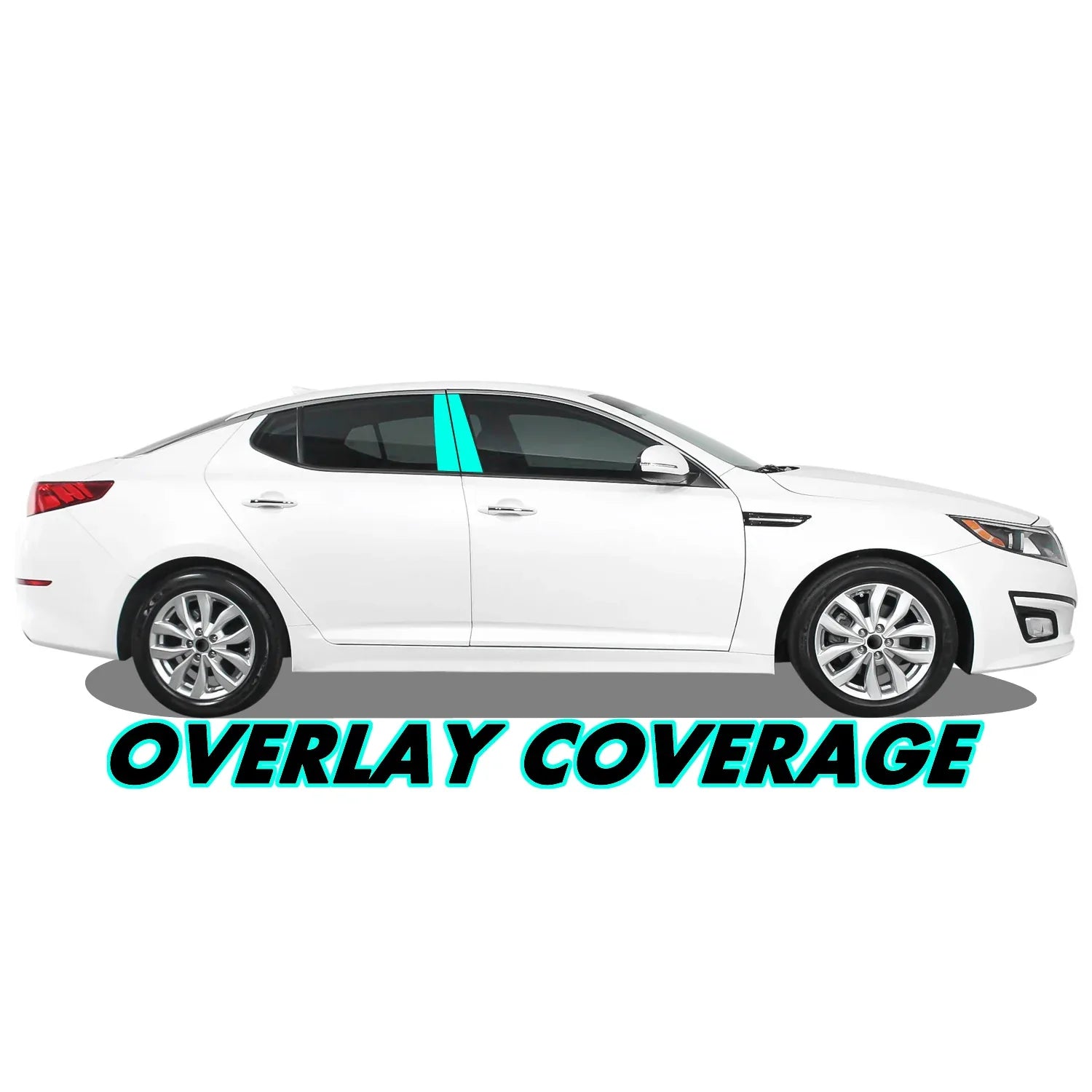 2014-2015 Kia Optima | Door Pillars PreCut Vinyl Wrap