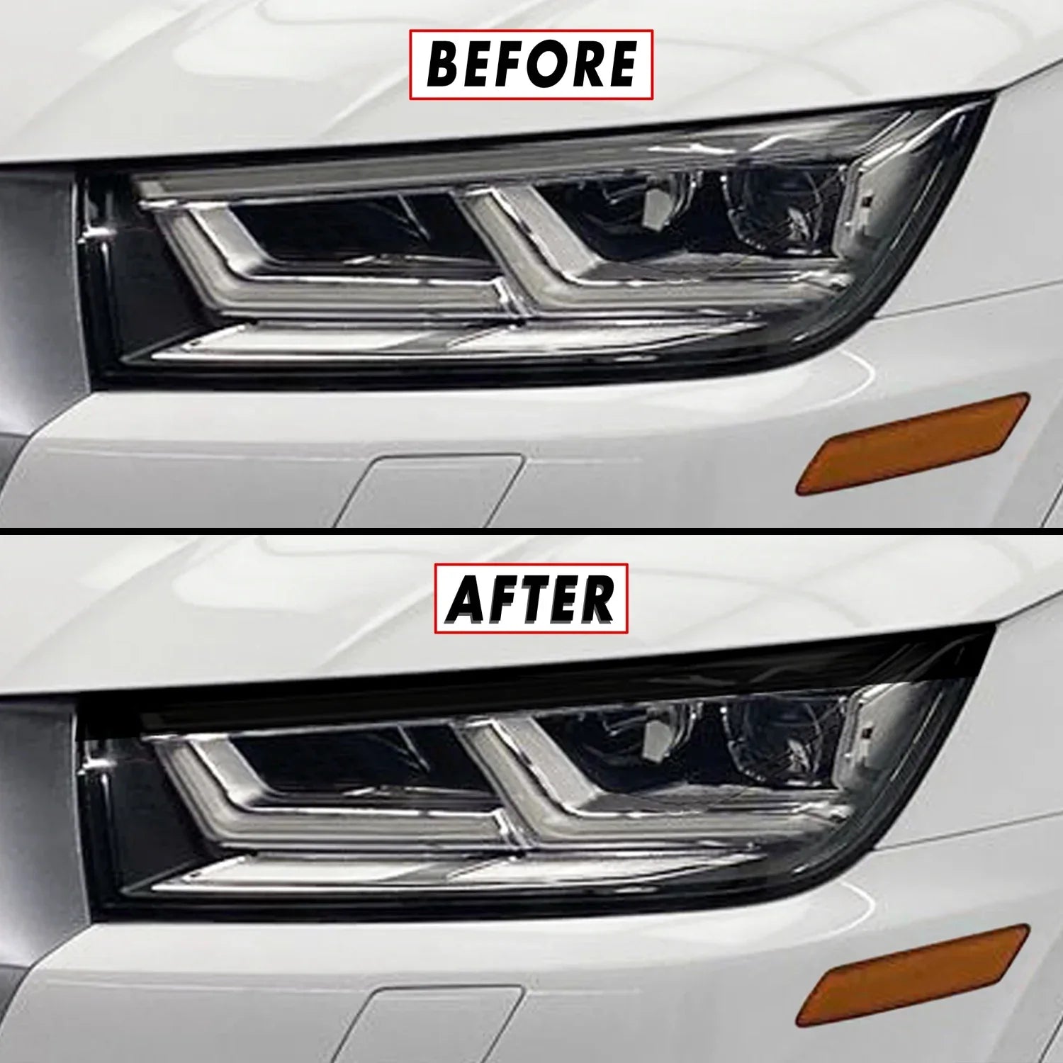 2018-2020 Audi Q5 | Headlight Eyelid PreCut Tint Overlays